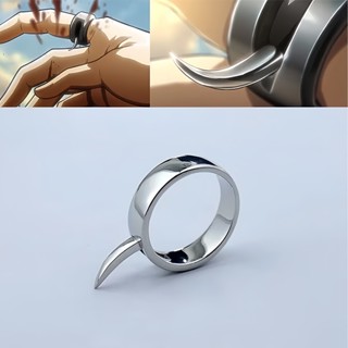 Anime Attack on Titan Ring Annie Leonhart Ani Reonhato Anéis De Defesa Homem Mulher Cosplay Acessórios Presentes