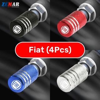 4Pcs Fiat Carro Tampas De Válvulas De Pneus A Laser Logotipo Impresso Automotivo Bicicleta Peças Metálicas Para Uno Toro 500 Bravo Punto Palio Argo Stilo Strada Mobi Forma Cilíndrica em Oferta na Shopee