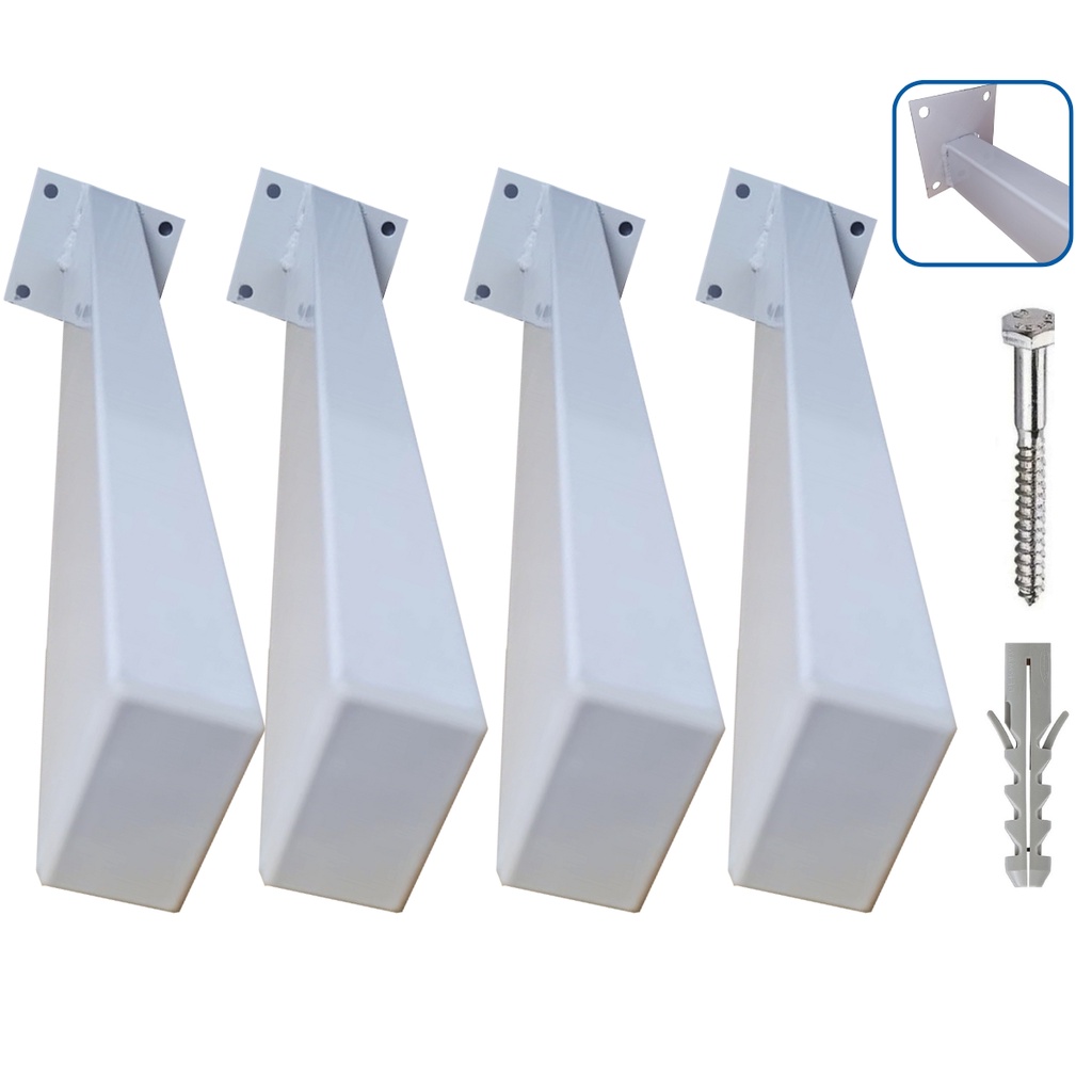 Suporte para Pia de Parafusar 30cm 4un Grapa Granito Mármore