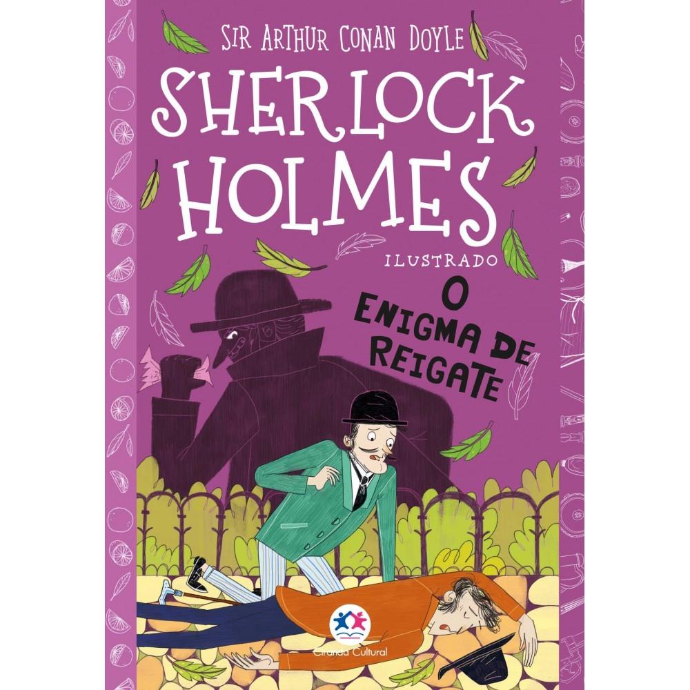 Livro Sherlock Holmes ilustrado - O enigma de Reigate - Books & Magazines