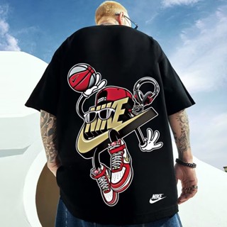 Camiseta Streetwear Basketball Camisa Skatista 100% Algodão Fio 30.1 Penteado