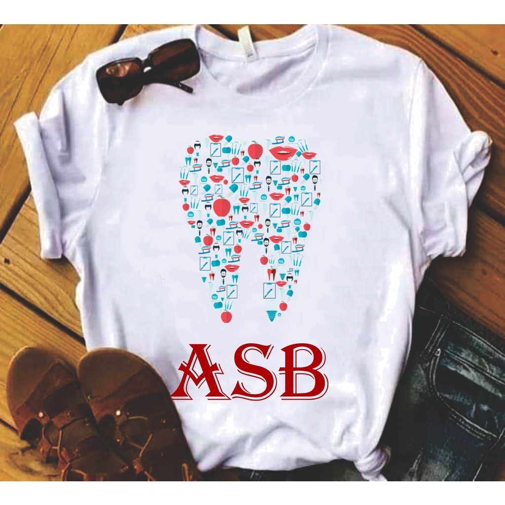 Camisa Odontologia T-shirt Blusa Camiseta 45 CP.