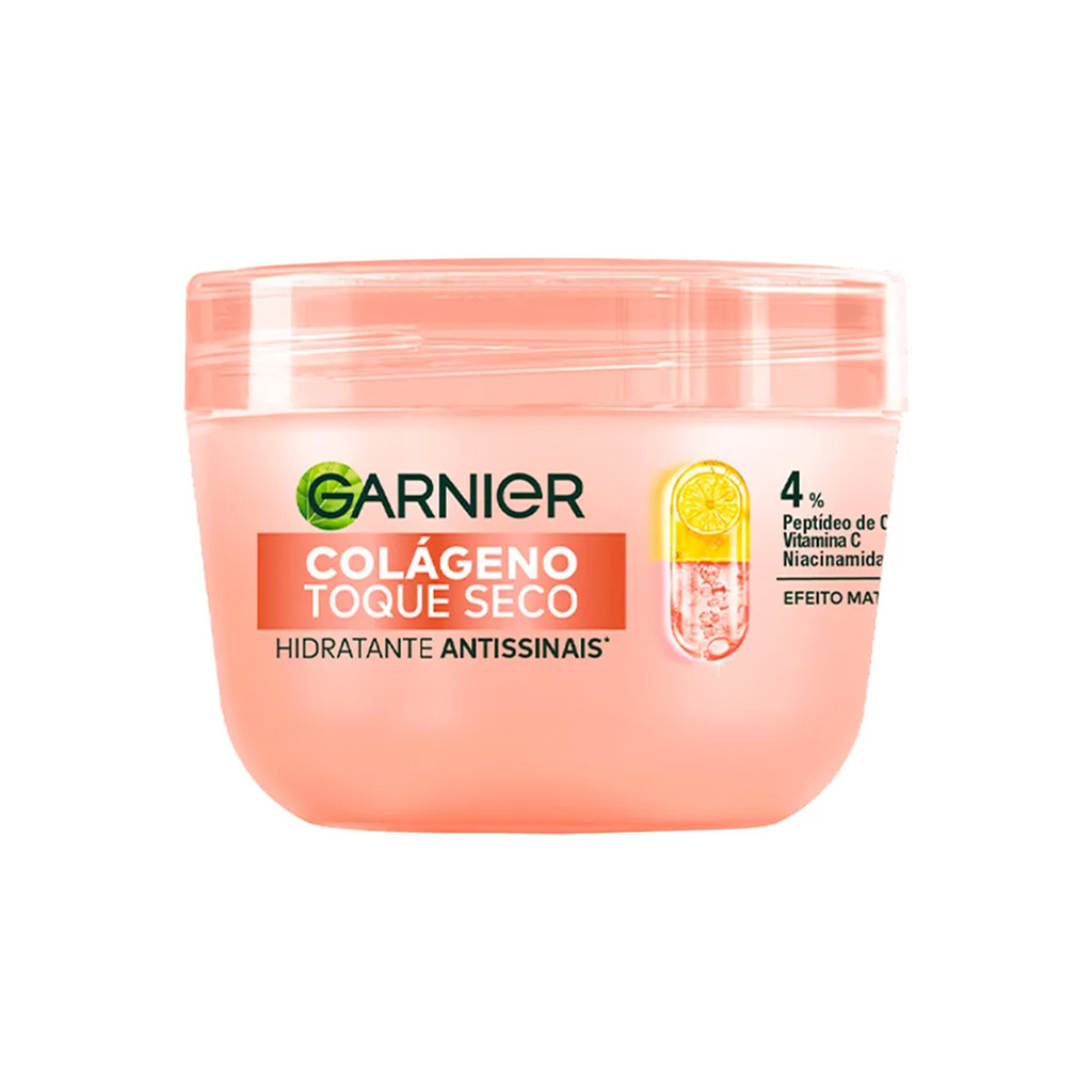 Hidratante Facial Antissinais Garnier Colágeno Toque Seco em Oferta na Shopee