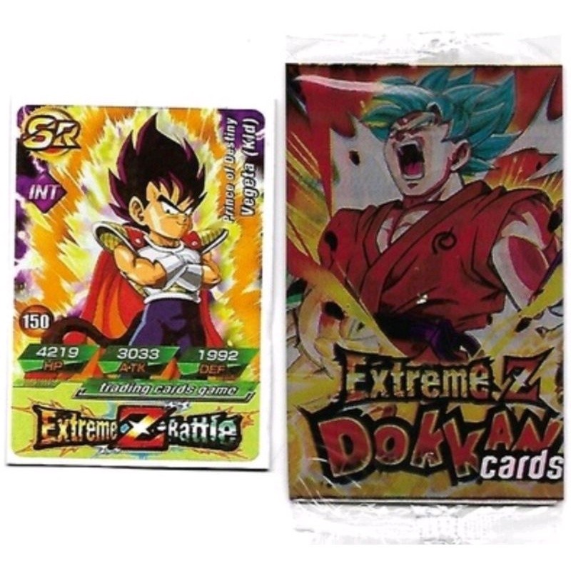 Kit Card Game DRAGON BALL 50 Pacotinhos 200 Cartinhas MEGA PROMOÇÃO QUEIMA ESTOQUE