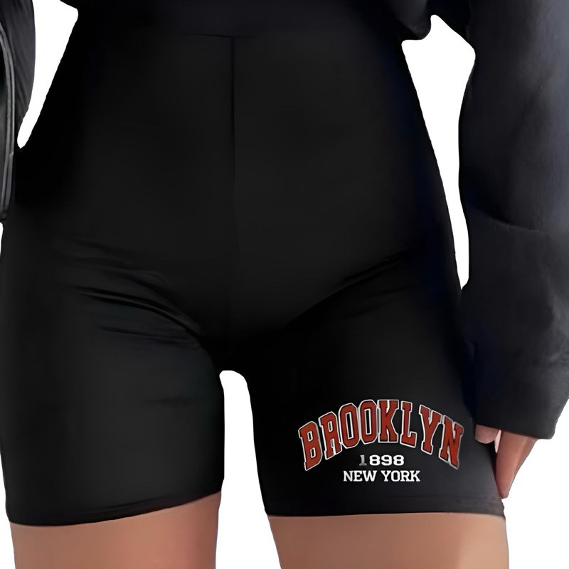 Shorts Feminino Academia Gringo Brooklyn em Oferta na Shopee