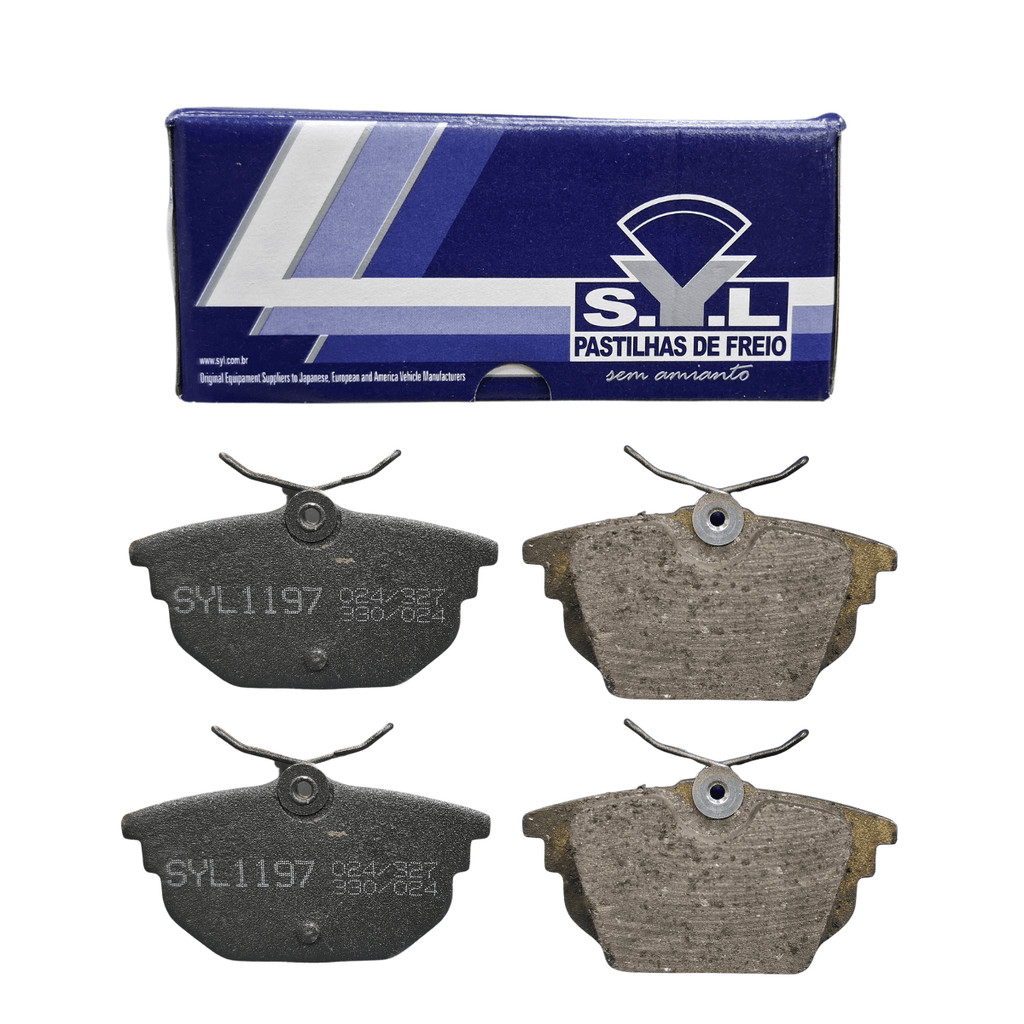 Jogo de Pastilhas de Freio Traseira Syl1197 P/ Fiat Marea 2.0 20V (City/ELX/HLX/SX) 1998>