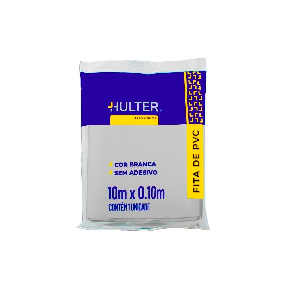 Kit 50 unidades Fita PVC sem Adesivo Hulter HT110BA Branca em Oferta na Shopee