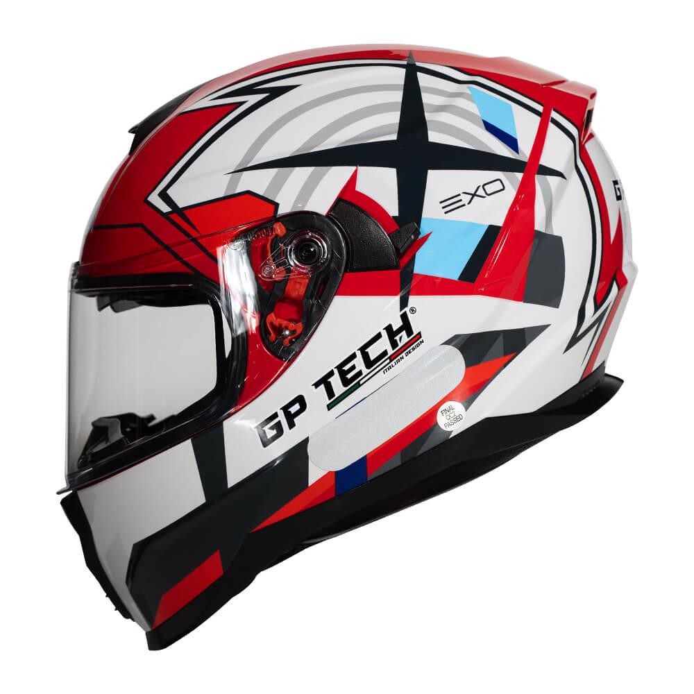 CAPACETE MOTOCICLISTA GP TECH ULTRA SV EXO + VISEIRA INTERNA FUMÊ E NARIGUEIRA