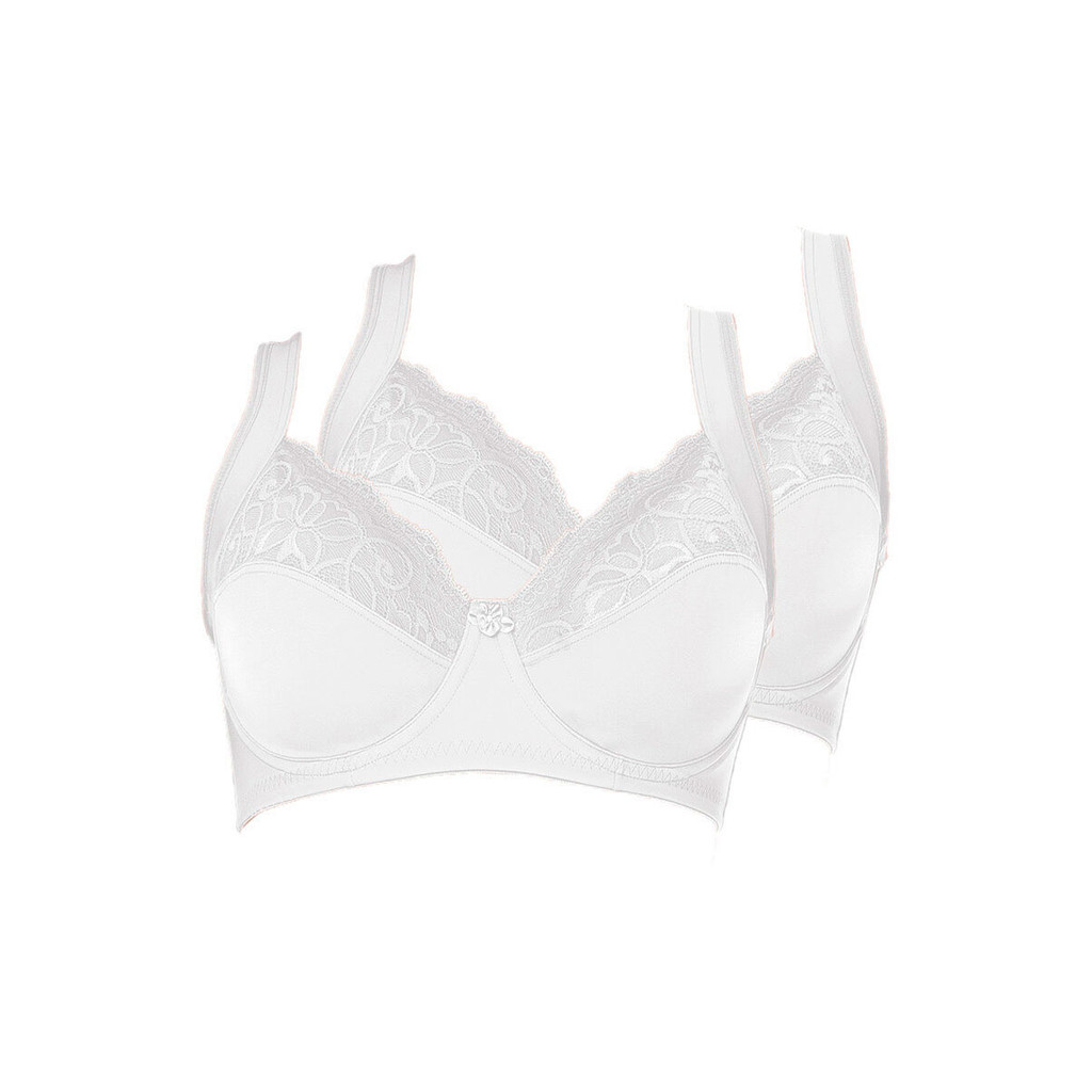 Kit com 2 Sutiãs com Aro e sem Bojo Dilady 123410 em Oferta na Shopee