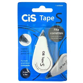 Corretivo em fita Tape S 5mm x 5m Cis