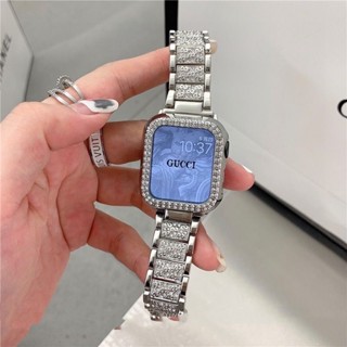 Bracelete Metálica Para Relógio Apple 40mm 41mm 42mm 44mm 45mm 38mm 49mm Ultra Mulher iwatch Série 8 7 SE 6 5 4 3 Banda