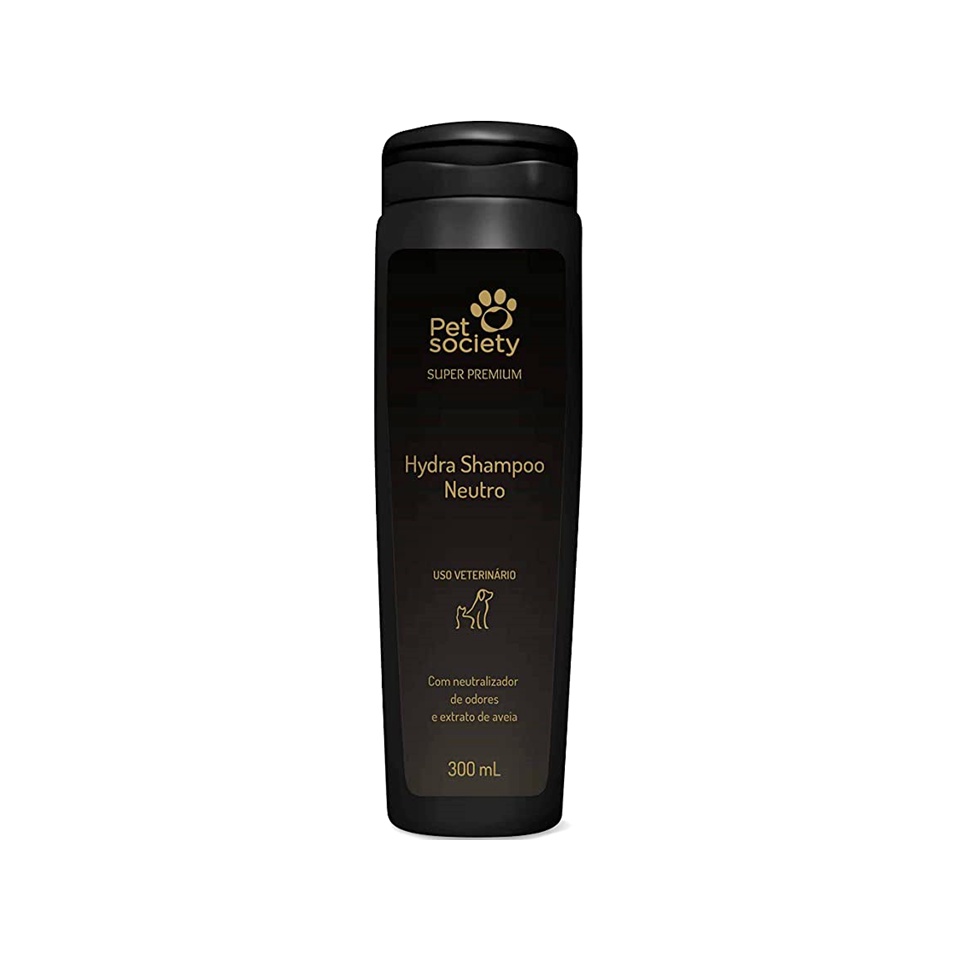 Shampoo Neutro Pet Society Hydra Super Premium 300ml em Oferta na Shopee