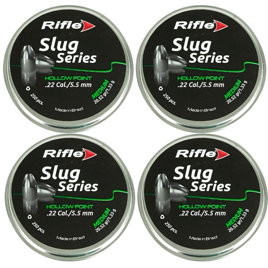 4un Chumbinho 5.5mm Rifle Slug Series Hollowpoint Medium