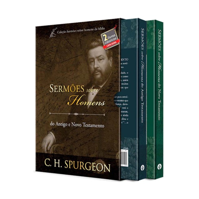 Box Sermões Sobre Homens da Bíblia | Antigo e Novo Testamento | C. H. Spurgeon em Oferta na Shopee