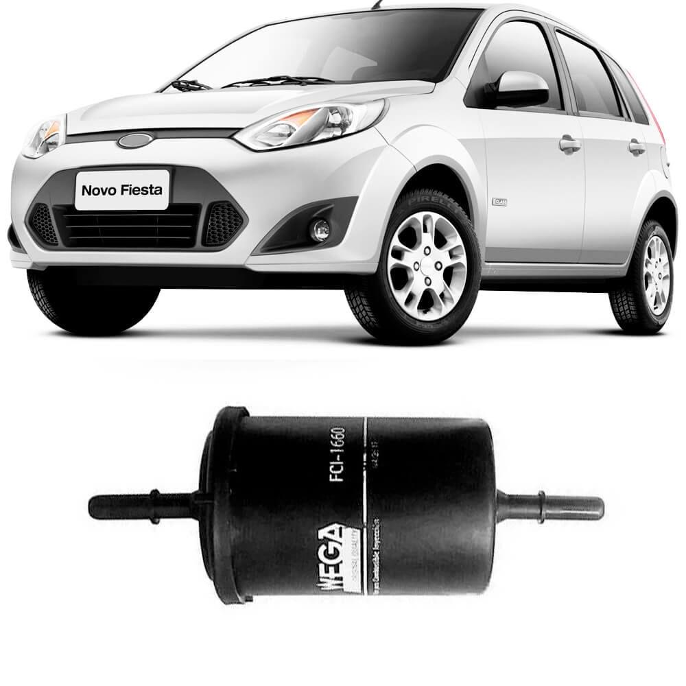 Filtro Combustivel Ford Fiesta 1.6 2011 A 2015 Wega