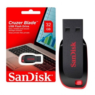 Pen Drive Sandisk 32gb Cruzer Blade Flash Drive Usb 2.0