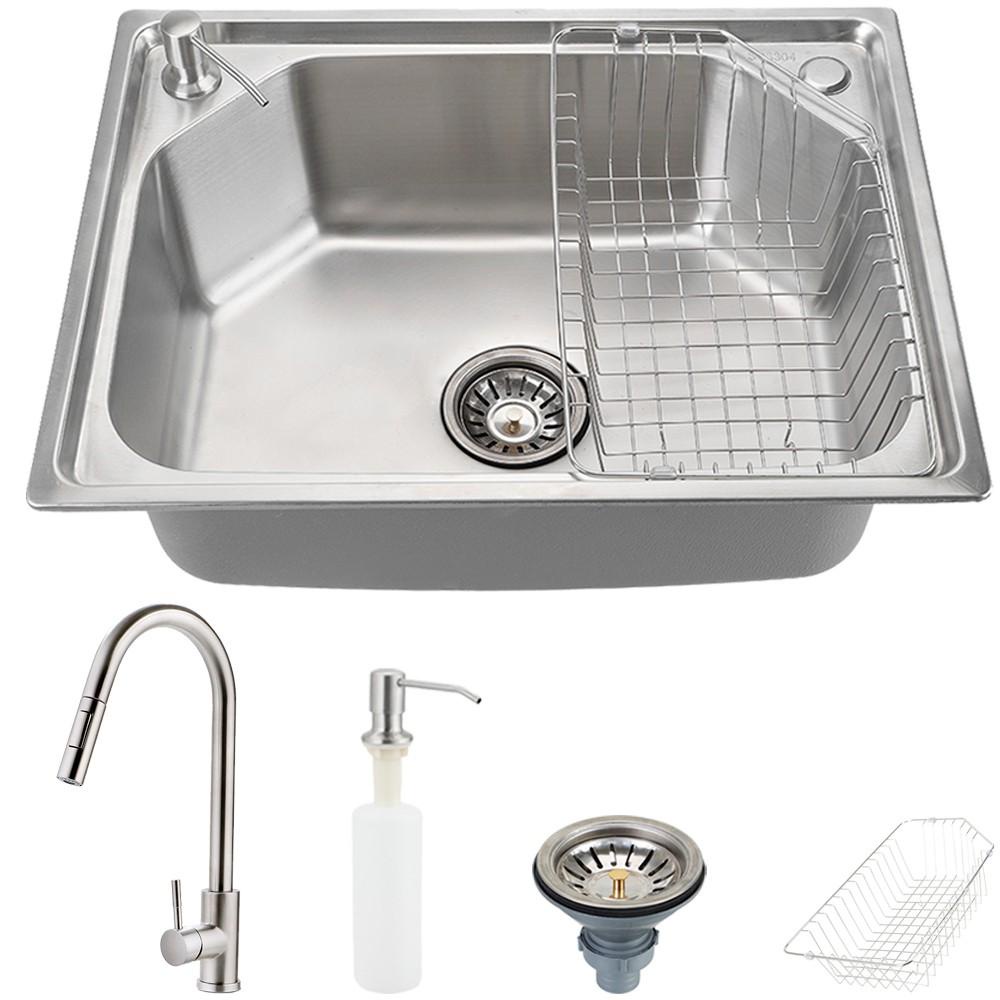 Cuba para Cozinha pia inox Com Acessórios Guarani e Torneira moncomando escovado gourmet extenível Iriri Pingoo - em Oferta na Shopee