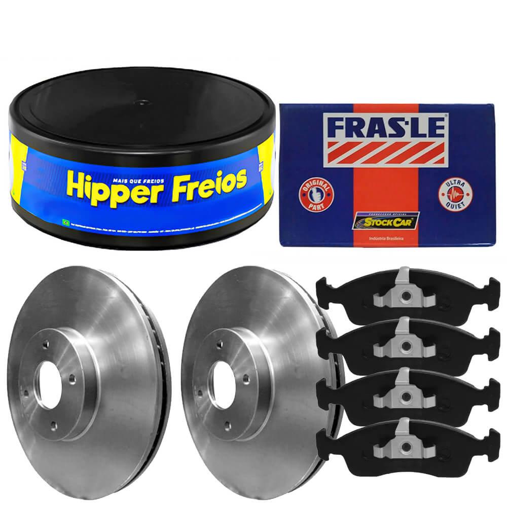 Kit Pastilha Disco Dianteiro Ventilado Onix 1.0 1.4 16 a 19 - Spare Parts and Accessories for Vehicles