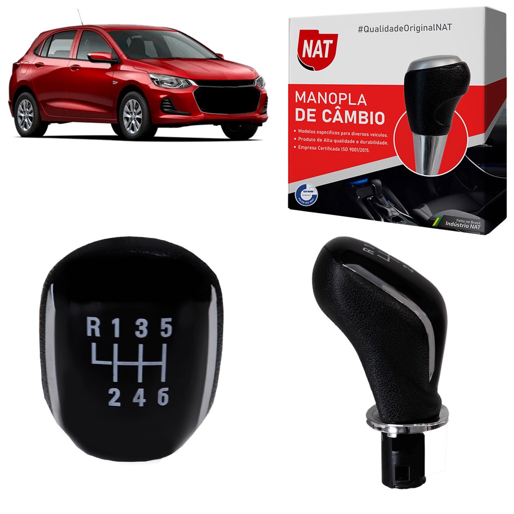 Manopla De Cambio  Novo Onix E Onix Plus 2020 Ate 2023 em Oferta na Shopee