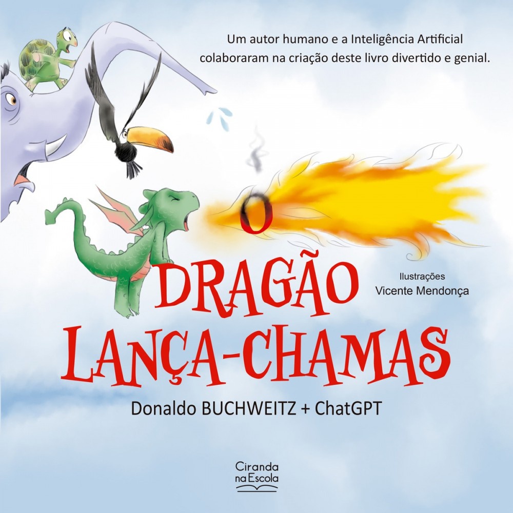 Livro Literatura infantil O dragão lança-chamas em Oferta na Shopee
