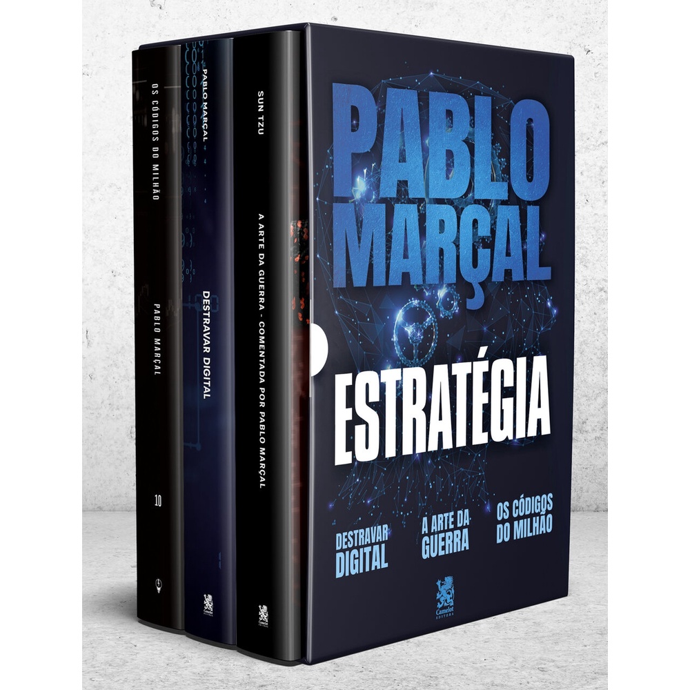 Coleção Estratégia Pablo Marçal - Box com 3 Livros