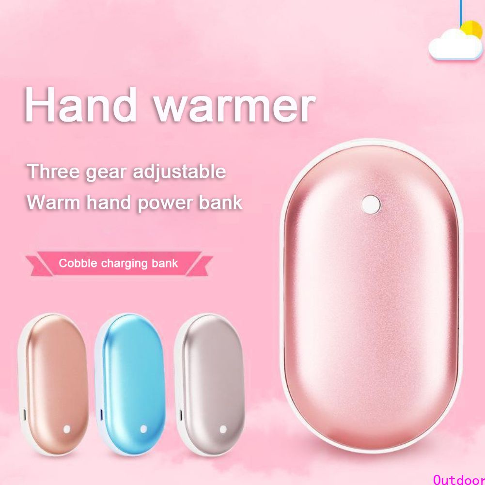 Ao Ar Livre 5200mah Mini Aquecedor De Mão Com Função Banco Potência Usb Recarregável Acessível Aquecedor Aquecedor Bolso Mini Cartoon Aquecedor Elétrico Inverno Quente