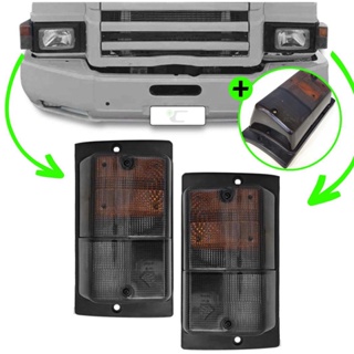 Par Lanterna Seta Pisca Compatível Scania 112 / 113 / 142 / 143  Fumê (394766 / 394767) em Oferta na Shopee