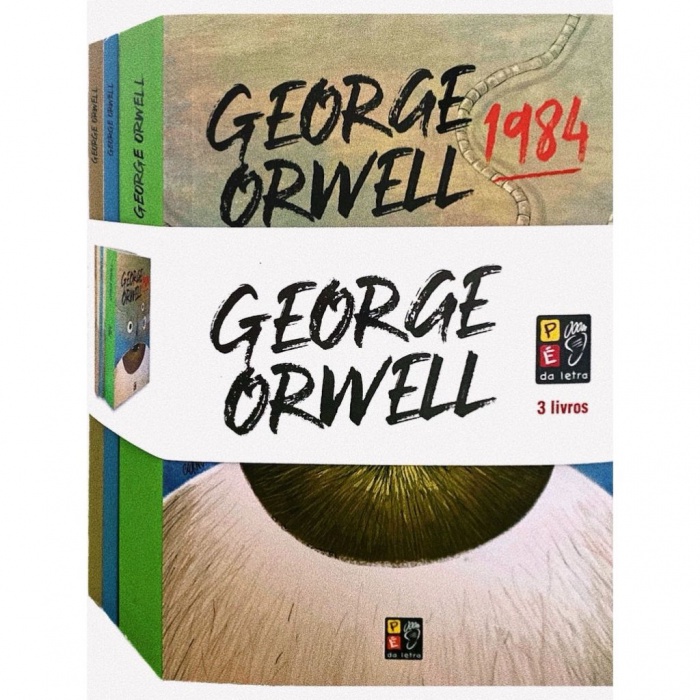 BOX 3 LIVROS GEORGE ORWELL COM CINTA