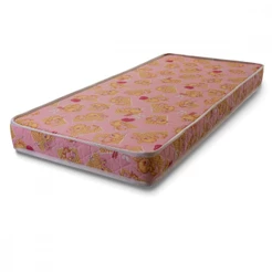 Colchão de Berço Infantil Padrão Americano Espuma D18 Pro Confort Baby 70x130x10cm Rosa Hellen