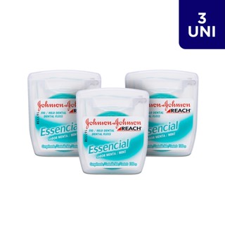 Kit 3Un Fio Dental Reach® Essencial Menta