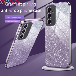 Capa De Silicone Macia De Revestimento De Luxo Para Samsung Galaxy A14 A24 A34 A54 A04 A04e A04S A03 A03S A02S A02S Com Brilho Brilhante À Prova De Choque