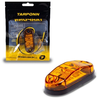 Sinalizador Lanterna Delimitadora 2 leds 12V 24V Ambar em Oferta na Shopee