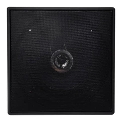 Alto Falante Arandela Quadrada Preta Tweeter 70W para Teto 86Db Leson 2LS078AQP Som Ambiente
