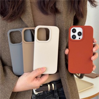 2023 Novo Maillard Cor Caramelo Silicone Líquido Capa Compatível Para iPhone 15 14 13 12 11 Pro MAX XR IX XS Com Logotipo