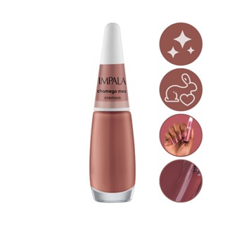 Esmalte Impala A Cor Da Moda Marrom rosé Chamego Meu Cremoso