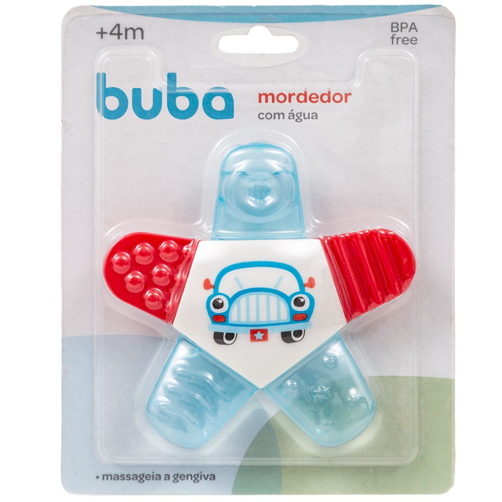 Mordedor Com Água Estrela Massageador Gengiva Buba - 14981 em Oferta na Shopee