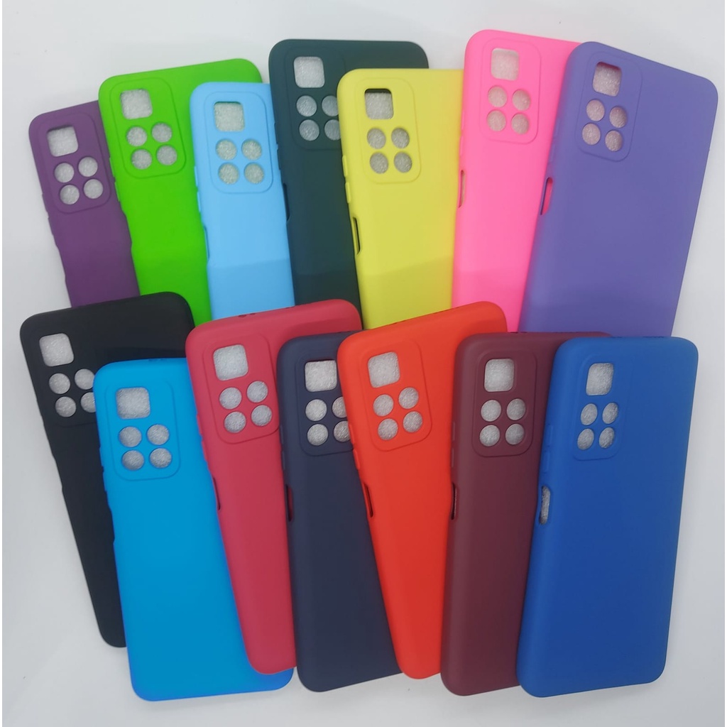 Capa Case Para Xiaomi Redmi Note 11 5g  /  Poco M4 Pro de Silicone com Interior Aveludado