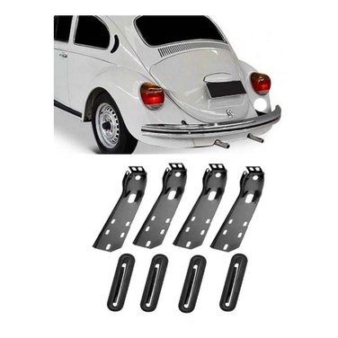 Kit Suporte Parachoque Dianteiro + Traseiro Fusca Apos 1971 em Oferta na Shopee