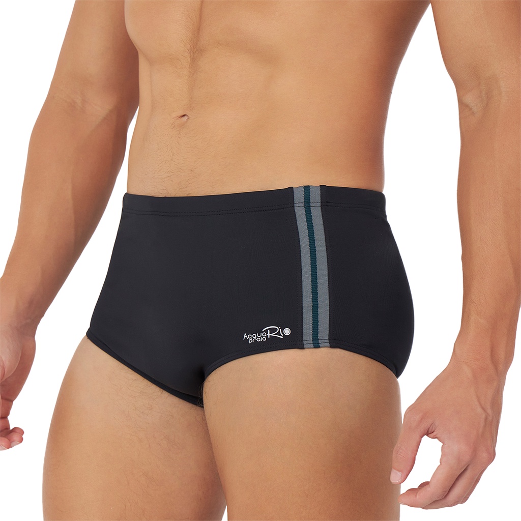 Sunga Lisa Adulto com Fita Masculino Praia Piscina Macia Leve Acqua Rio - Sports & Outdoors