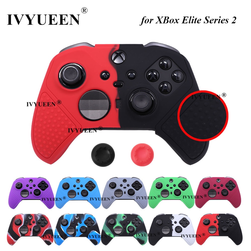 IVYUEEN Pele Protetora Antiderrapante Para XBox Elite Series 2 S2 Capa De Silicone O Controlador Central Da Caixa