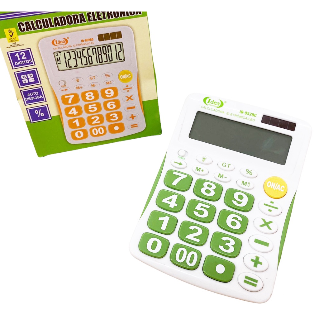 Calculadora Digital Eletrônica de 12 Dígitos - Idea