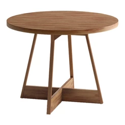 Mesa de Jantar Carraro 1594 Atria Aço e MDP 4 Lugares 76x100cm