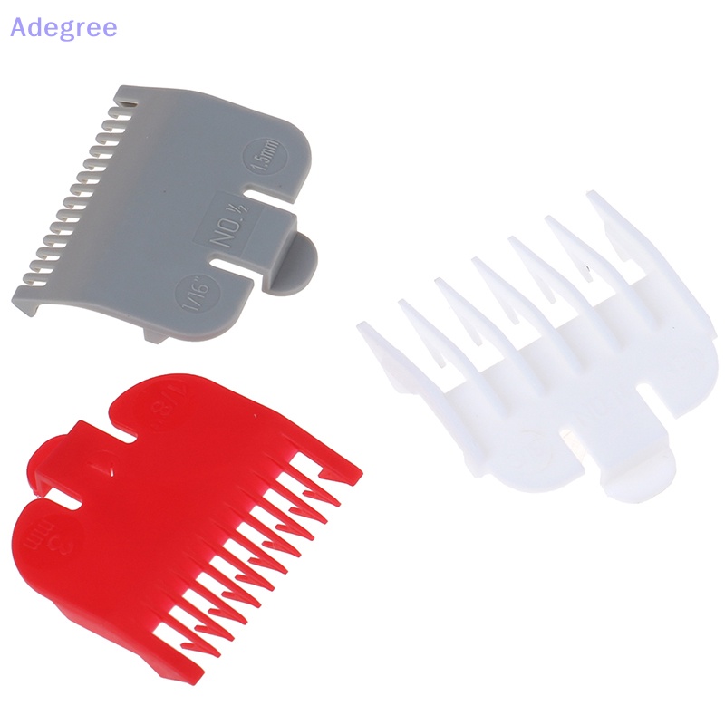 Adegree 3 Peças Pente De Limite De Cabelo Guia De Corte Ferramenta De Aparador De Substituição De Barbeiro Novo