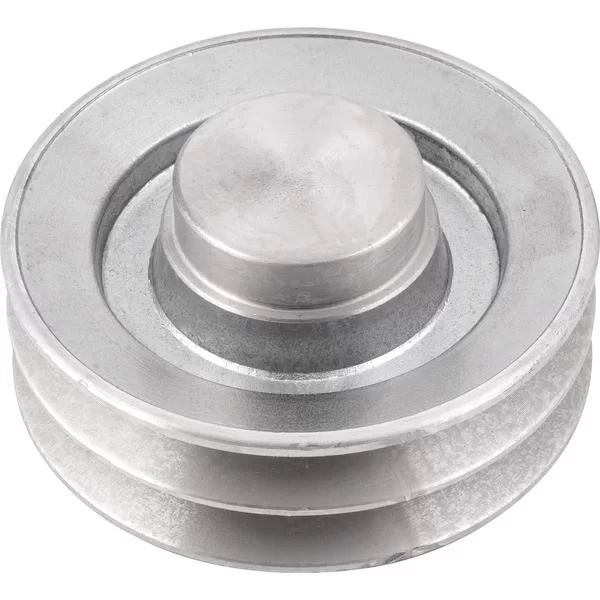 Polia De Aluminio 2 Canais Perfil A 110 Mm Mademil