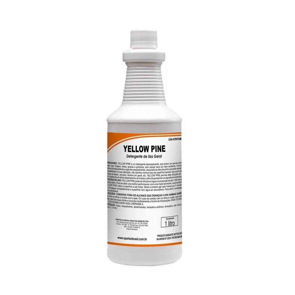 Detergente Desengrax Yellow Pine Spartan - 1L - Home & Living