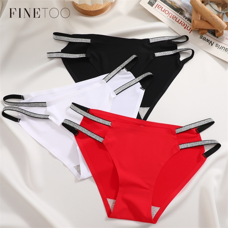 Finetooo Calcinha Sem Costura Para Cintura Feminina Desenho De Sexy Média Confortável em Oferta na Shopee