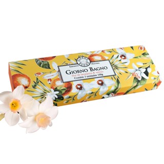 Kit Sabonete Giorno Flor De Laranjeira E Vetiver 3X100G