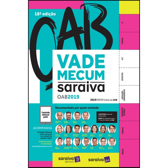 VADE MECUM SARAIVA OAB   18ª EDIÇÃO DE 2019