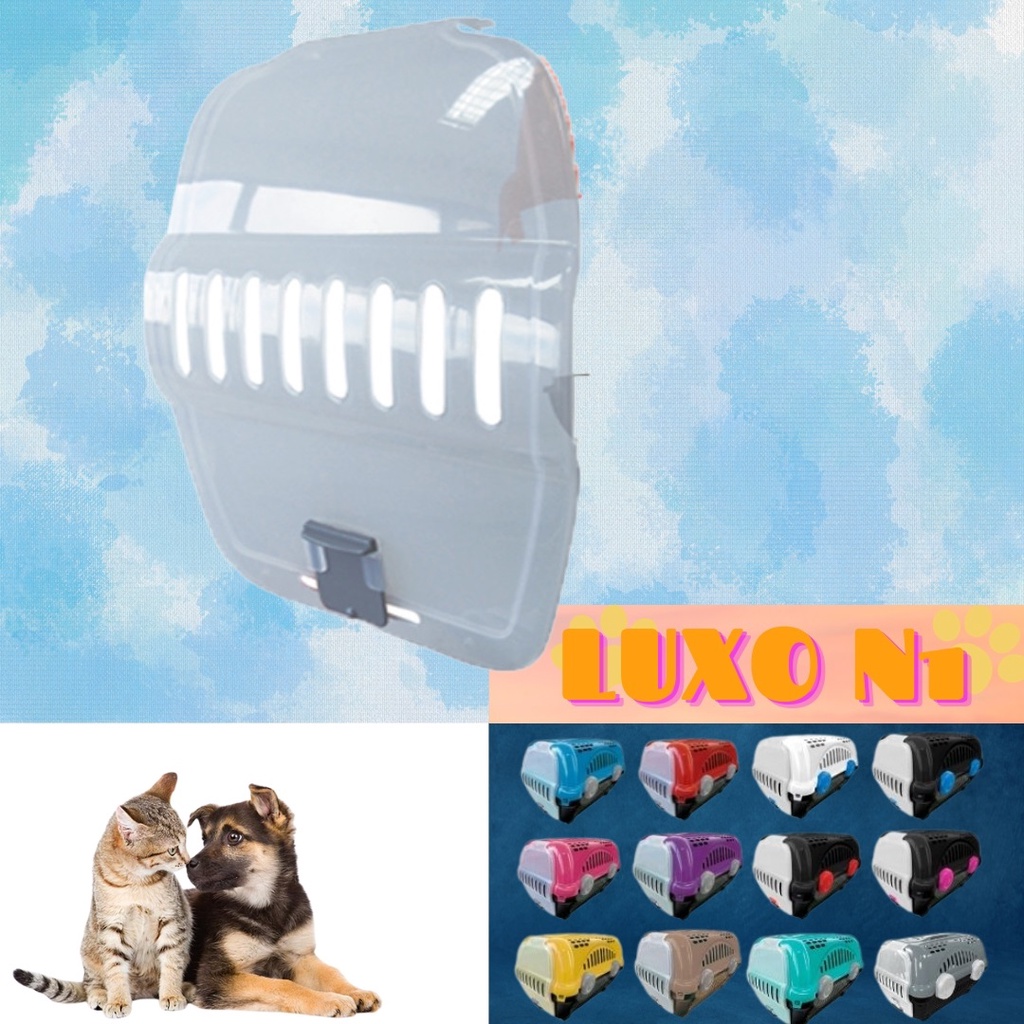 Porta Avulsa Caixa de Transporte Furacão Pet Luxo Transparente N1