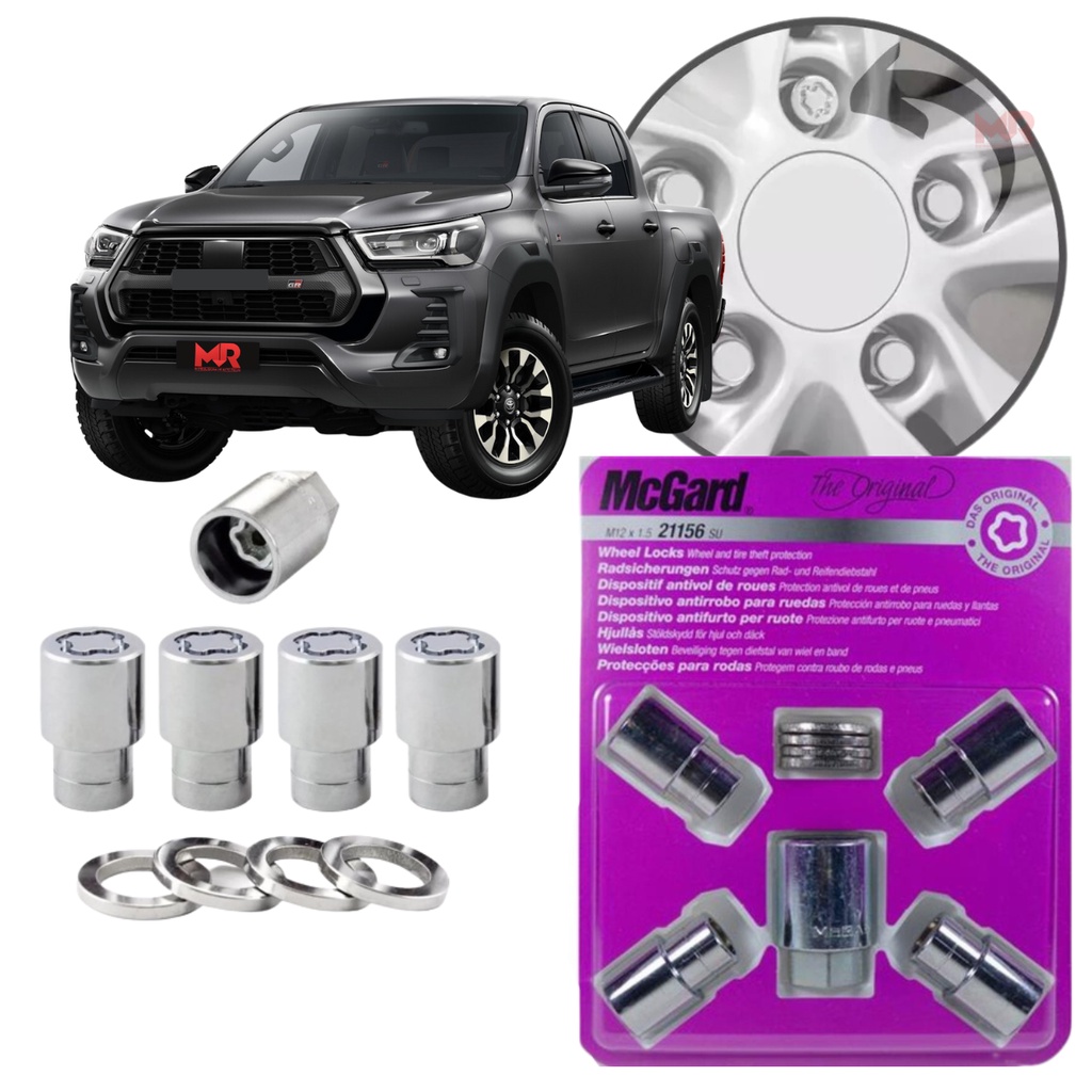 Trava Antifurto Parafuso Roda Mcgard Hilux GR-Sport 23 2024